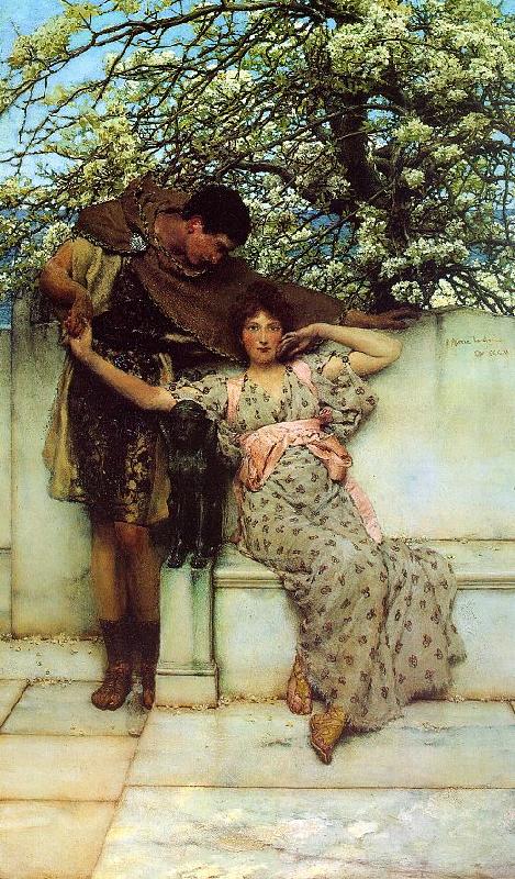 Alma Tadema Promise of Spring oil painting picture